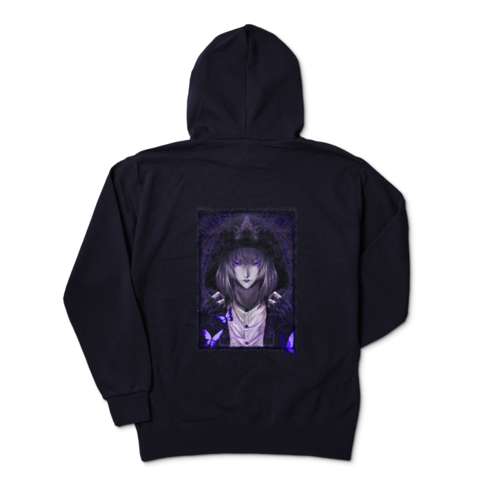 ジップパーカー - XL - ネイビー