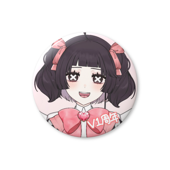 缶バッジ (にっこり)  - 56mm