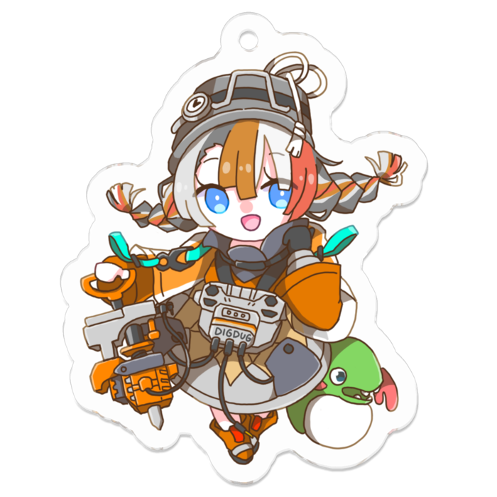 アクリルキーホルダー - ディグダグ(C)