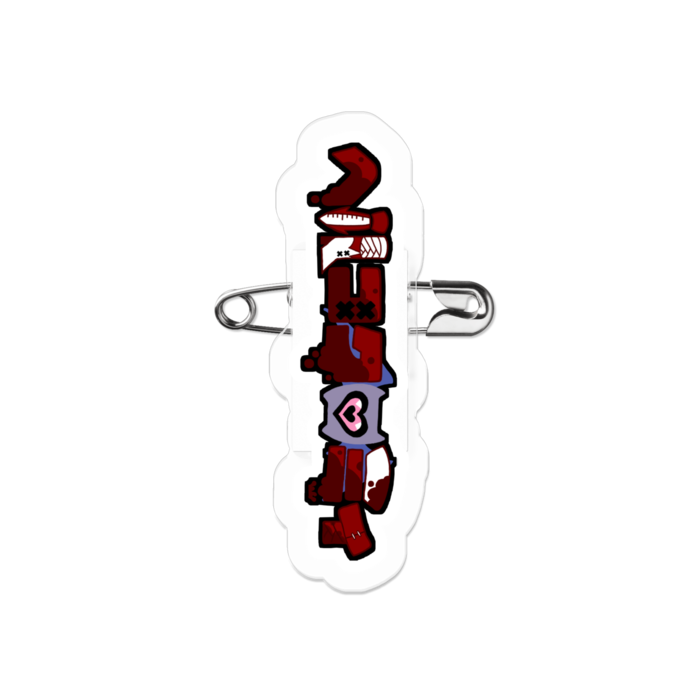 アクリルバッジ - 50 x 50 (mm)