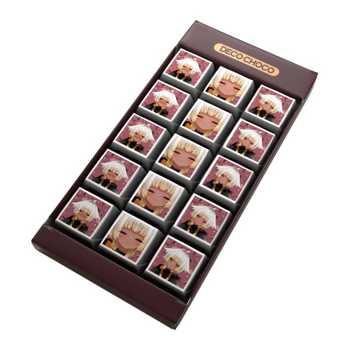 DECOチョコ - 列ごとにデザイン