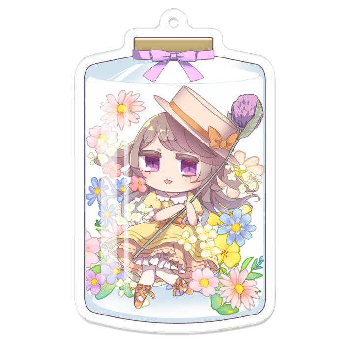 アクリルキーホルダー - 70 x 70 (mm)