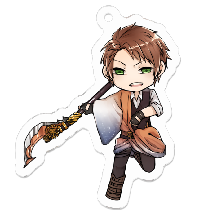 アクリルキーホルダー - 50 x 50 (mm)