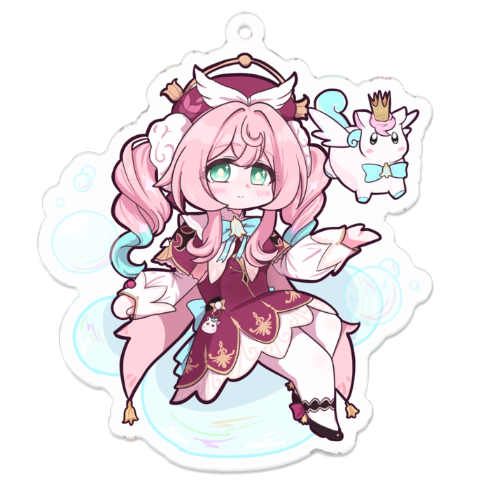 アクリルキーホルダー - 70 x 70 (mm)