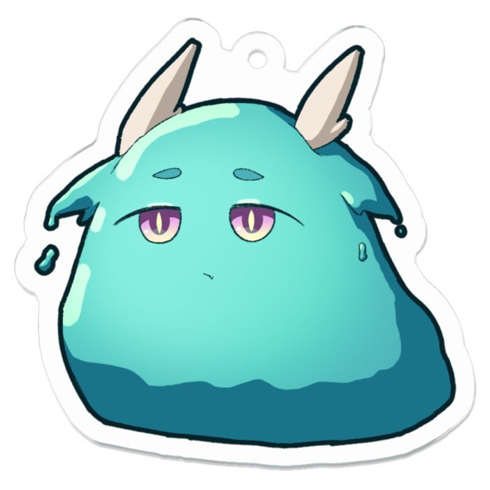 アクリルキーホルダー（コーティング） - 50 x 50 (mm)