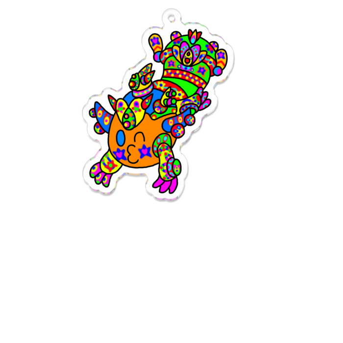 アクリルキーホルダー - 100 x 100 (mm)