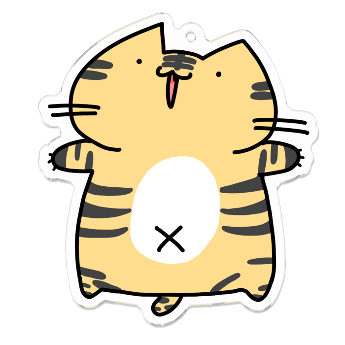 アクリルキーホルダー - 70 x 70 (mm)