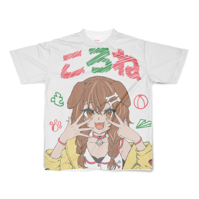 フルグラフィックTシャツ - S - 正面印刷のみ