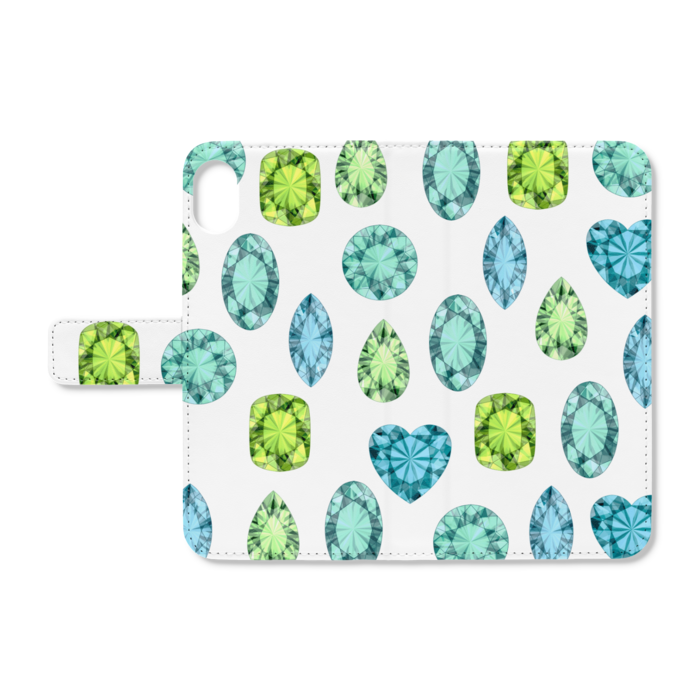 手帳型iPhoneケース - iPhone XR - ストラップ穴 なし