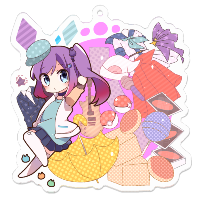 アクリルキーホルダー - 70 x 70 (mm)