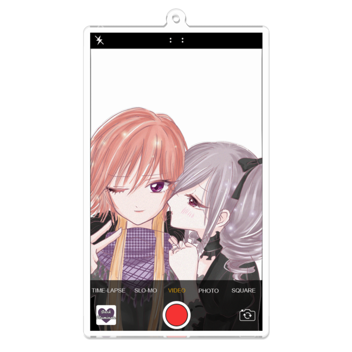 アクリルキーホルダー - 100 x 100 (mm)