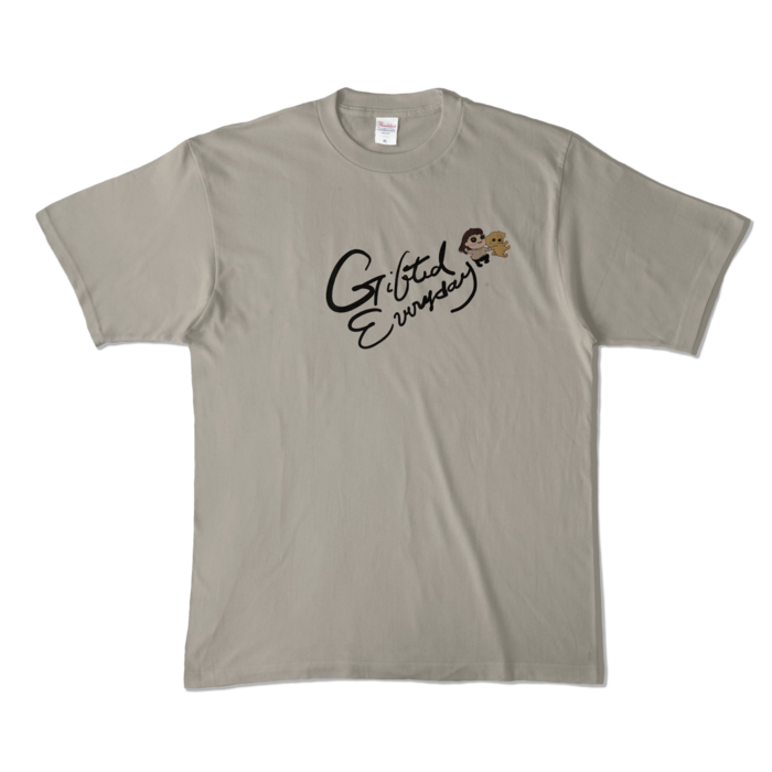 カラーTシャツ - XL - シルバーグレー (淡色)(1)