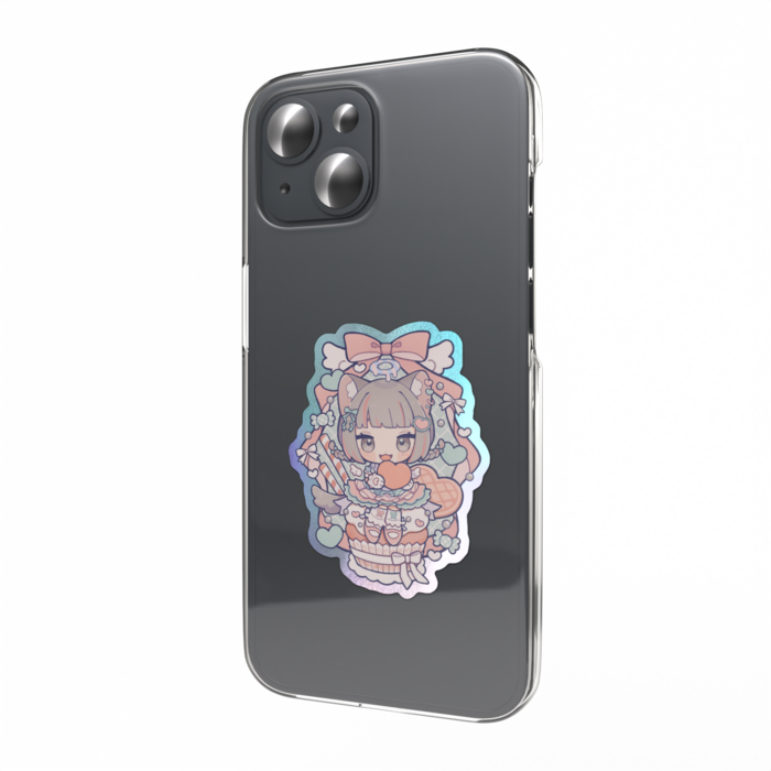 オーロラスマホステッカー - 縦