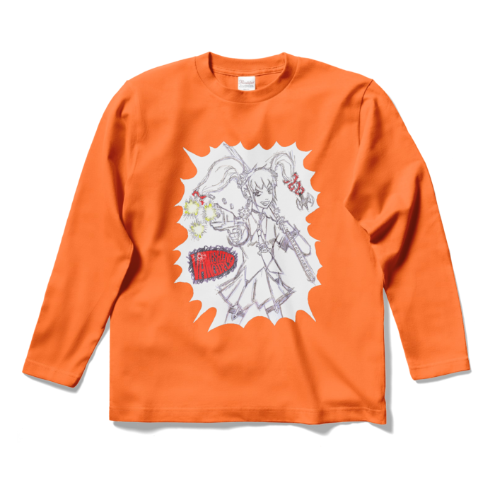 ロングスリーブTシャツ - S - オレンジ