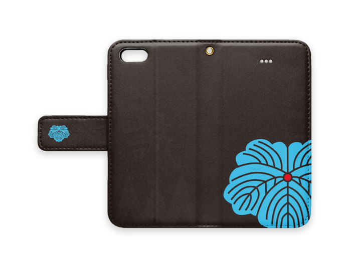 手帳型iPhoneケース - iPhone5 - ストラップ穴 あり