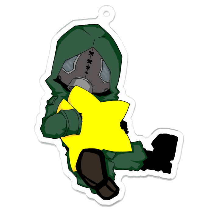 アクリルキーホルダー - 70 x 70 (mm)