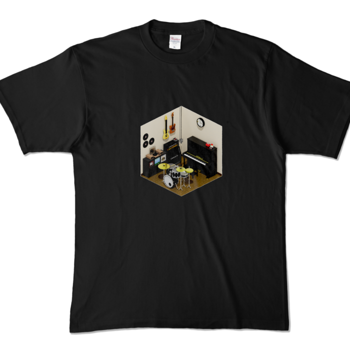 カラーTシャツ - XL - ブラック (濃色)