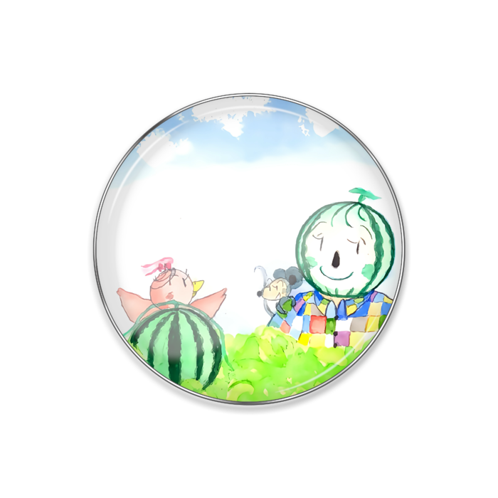 ピンバッジ - 丸形25mm