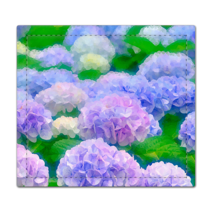 捺印マット - 105 x 95 (mm) 水彩風