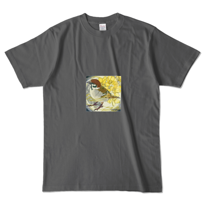 カラーTシャツ - L - チャコール (濃色)