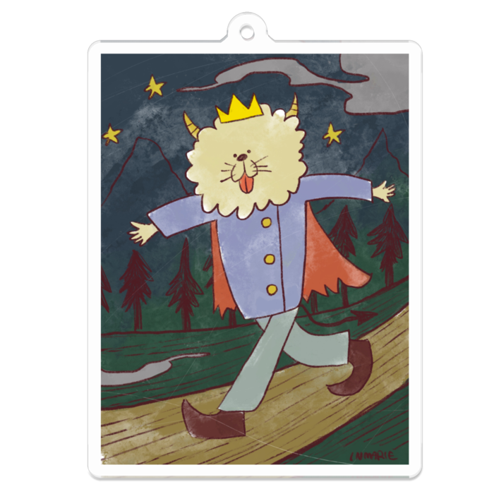 アクリルキーホルダー - 70 x 70 (mm)