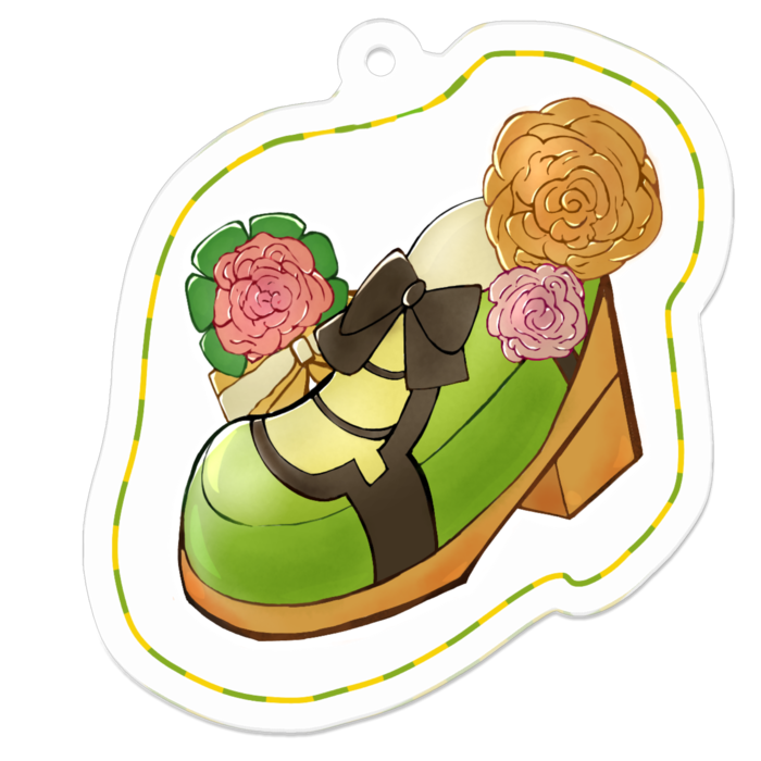 アクリルキーホルダー - 50 x 50 (mm)