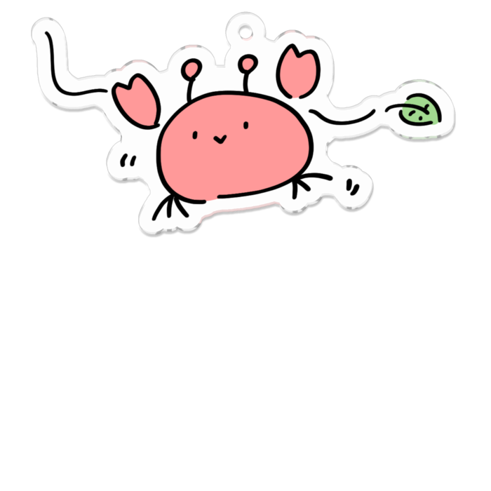 アクリルキーホルダー(コーティング) - 70 x 70 (mm)