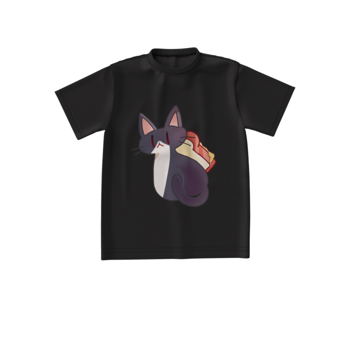黒ビッグシルエットTシャツ - S -