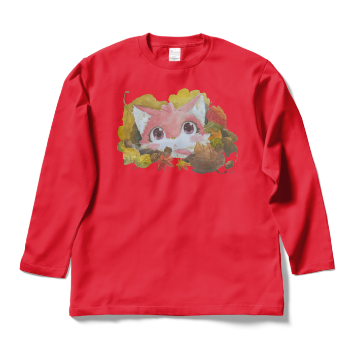 ロングスリーブTシャツ - L - レッド