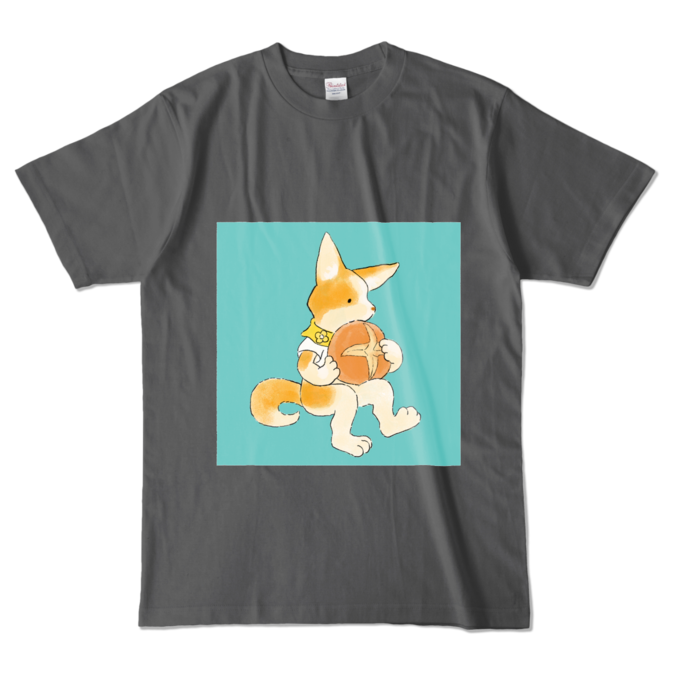 カラーTシャツ - L - チャコール (濃色)