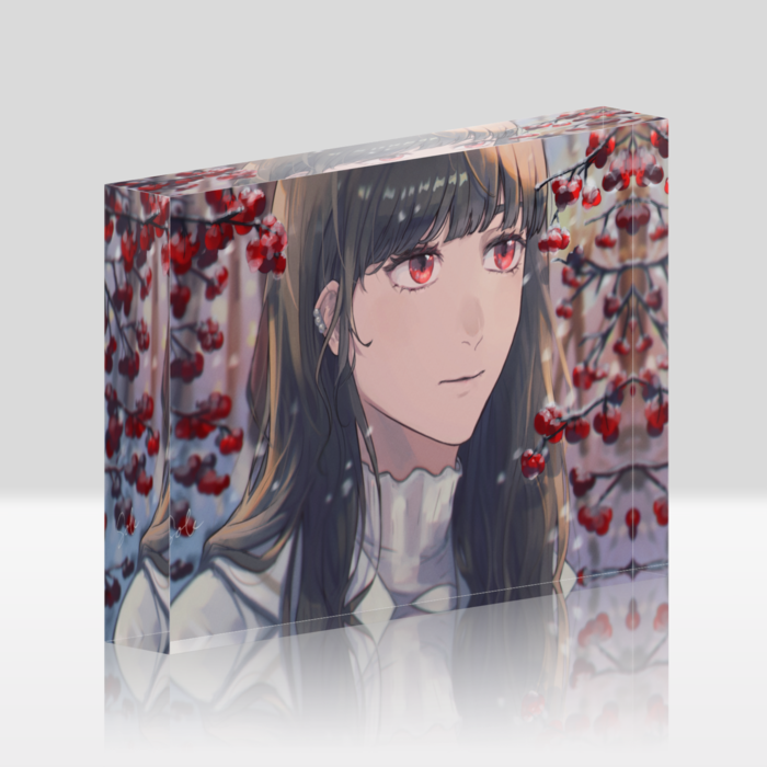 acrylic block - 148x100mm - white