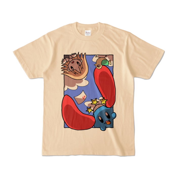 カラーTシャツ - S - ナチュラル (淡色)