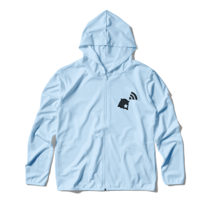 ジップパーカー - M - ライトブルー