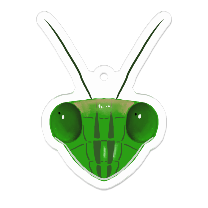 カマキリのお顔キーホルダー Ikimonono Booth