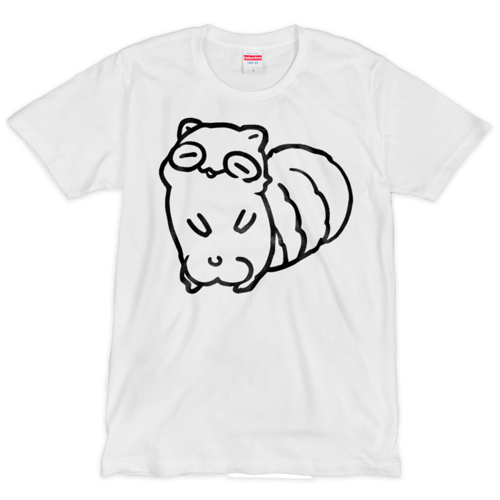 Tシャツ（シルクスクリーン印刷） - L - 1色（タヌキ）