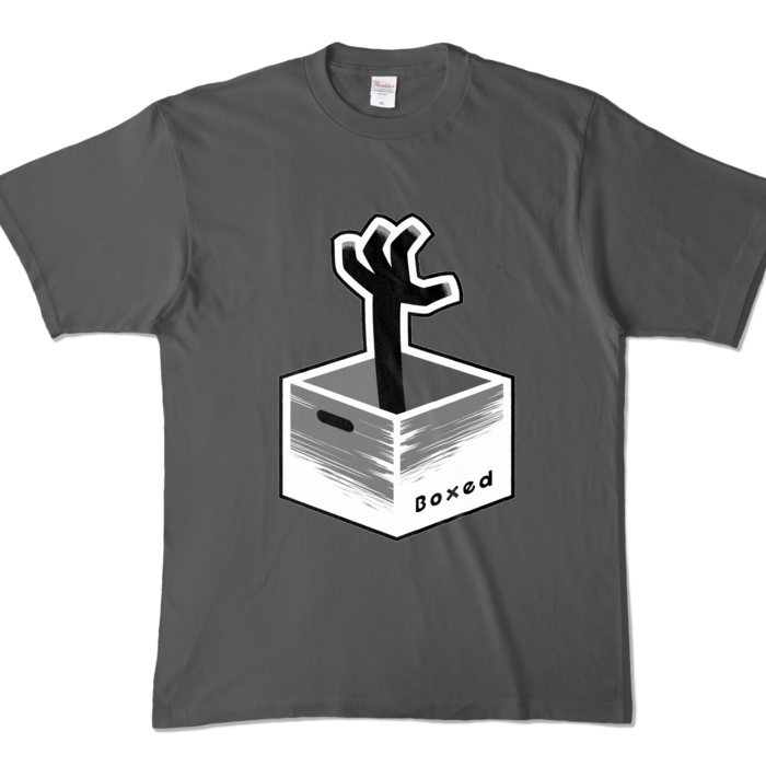 【濃Ｔ】黒：XL（チャコール）