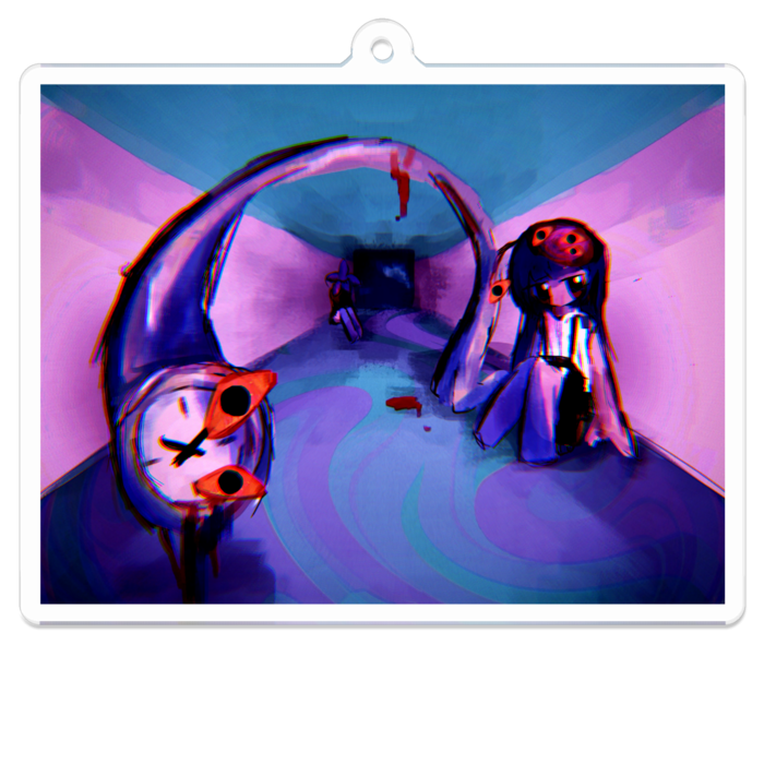 アクリルキーホルダー - 70 x 70 (mm)