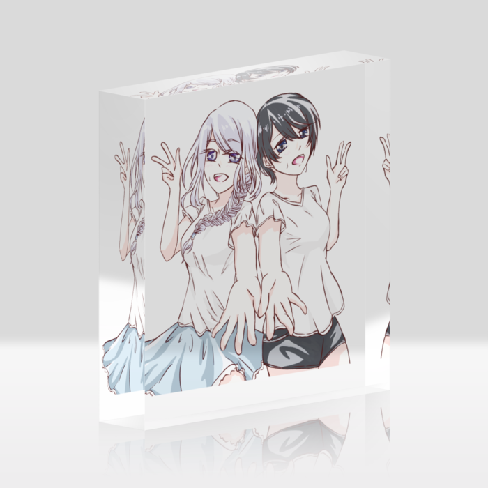 アクリルブロック - 100x100mm