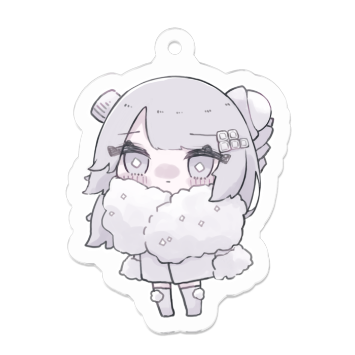 アクリルキーホルダー - 50 x 50 (mm)