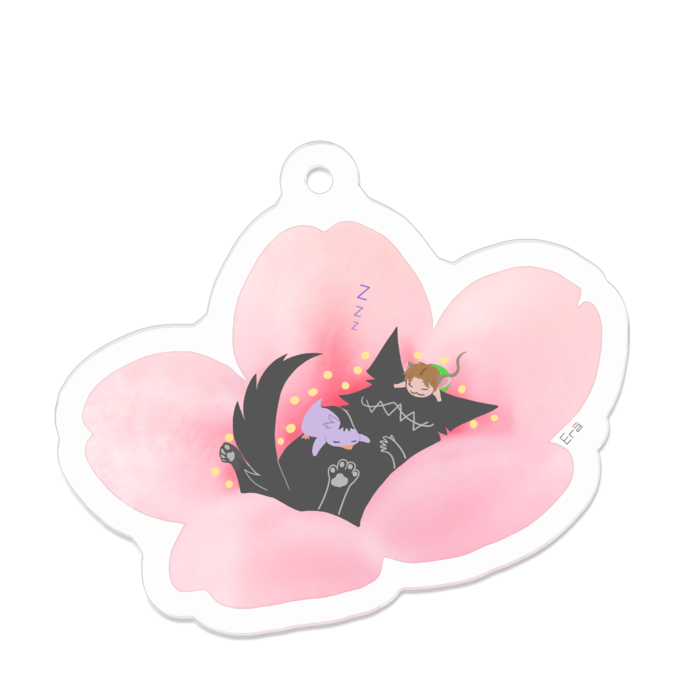 アクリルキーホルダー - 50 x 50 (mm)