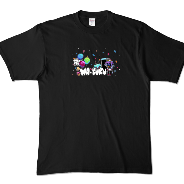 カラーTシャツ - XL - ブラック (濃色)