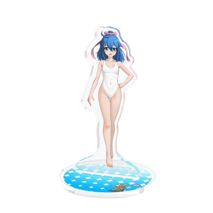 水着アクリルフィギュア - 70x70mm