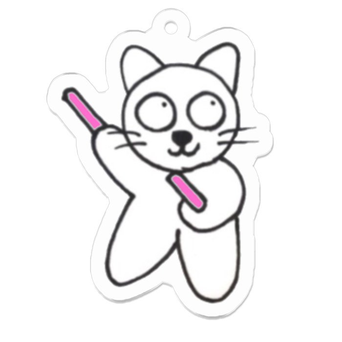 アクリルキーホルダー - 50 x 50 (mm)