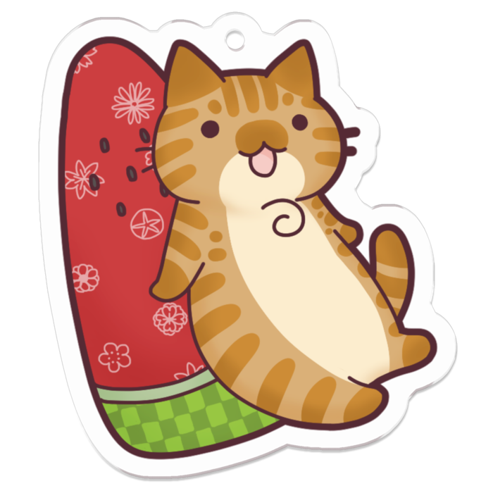 アクリルキーホルダー（コーティング） - 50 x 50 (mm)