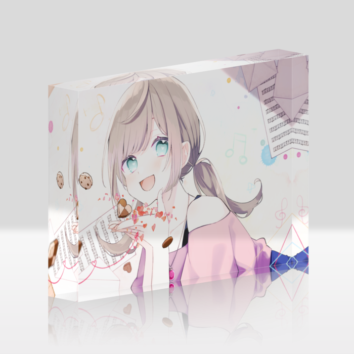 アクリルブロック ☆クリア　148x100mm