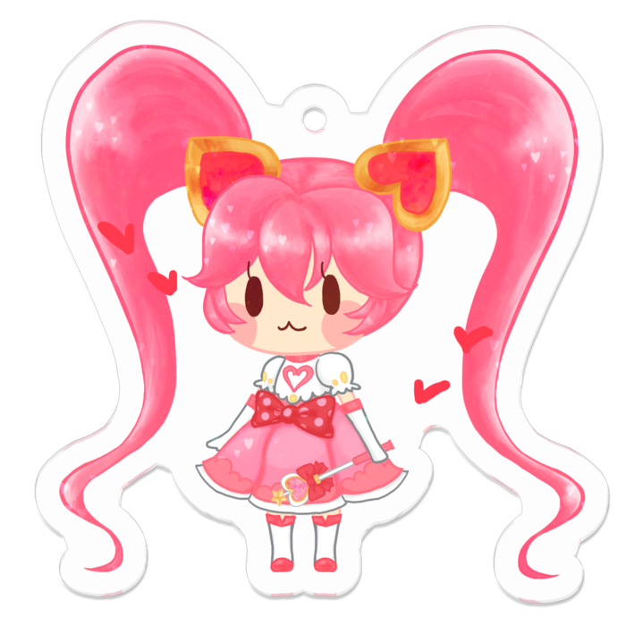 アクリルキーホルダー - 50 x 50 (mm)