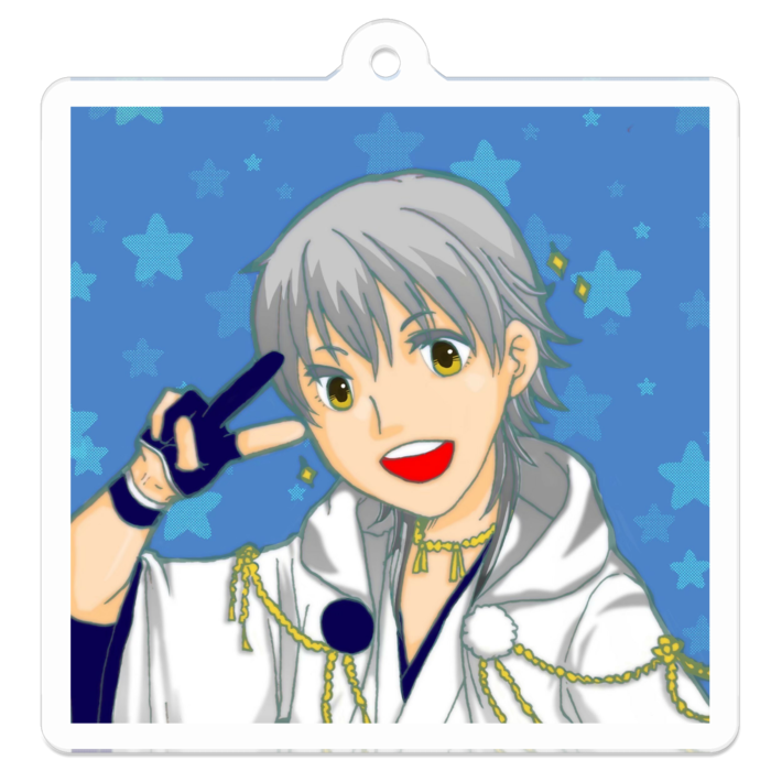 アクリルキーホルダー - 50 x 50 (mm)