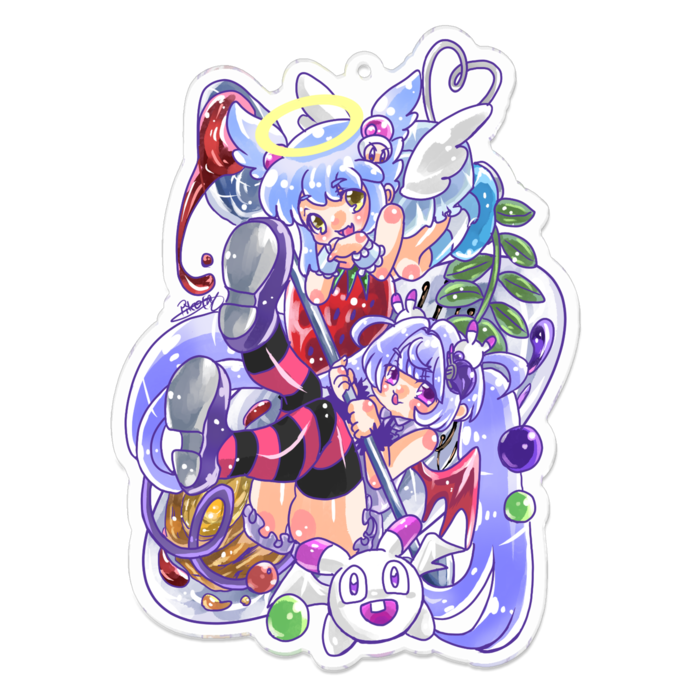 アクリルキーホルダー - 100 x 100 (mm)