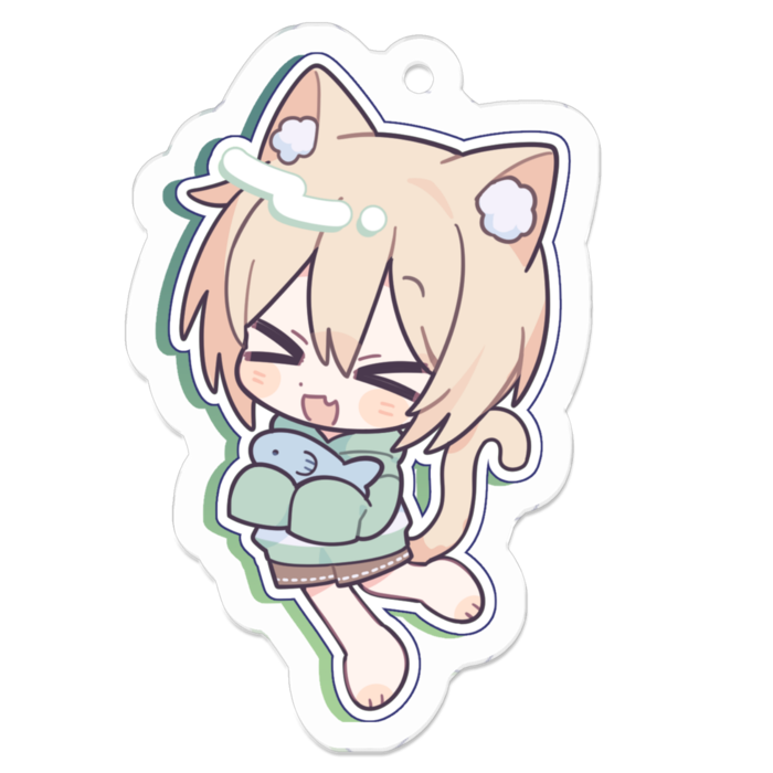 アクキー(せつにゃ) - 50 x 50 (mm)