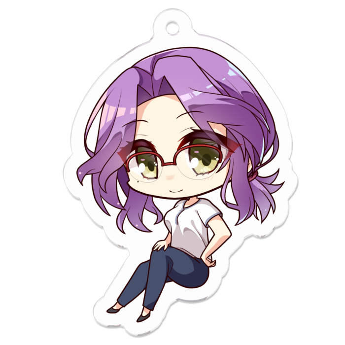 アクリルキーホルダー - 50 x 50 (mm)